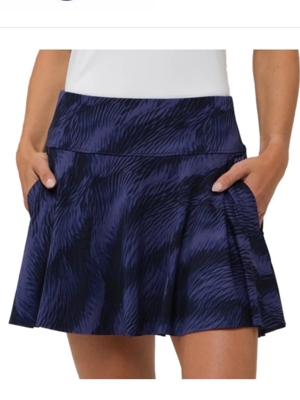 Dunning Rhonna Ventilated Performance Skort Night NWT Sz L